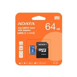 Adata 64GB Premier microSDXC Card with Adapter UHS-I Class10 V10 Hafıza Kartı